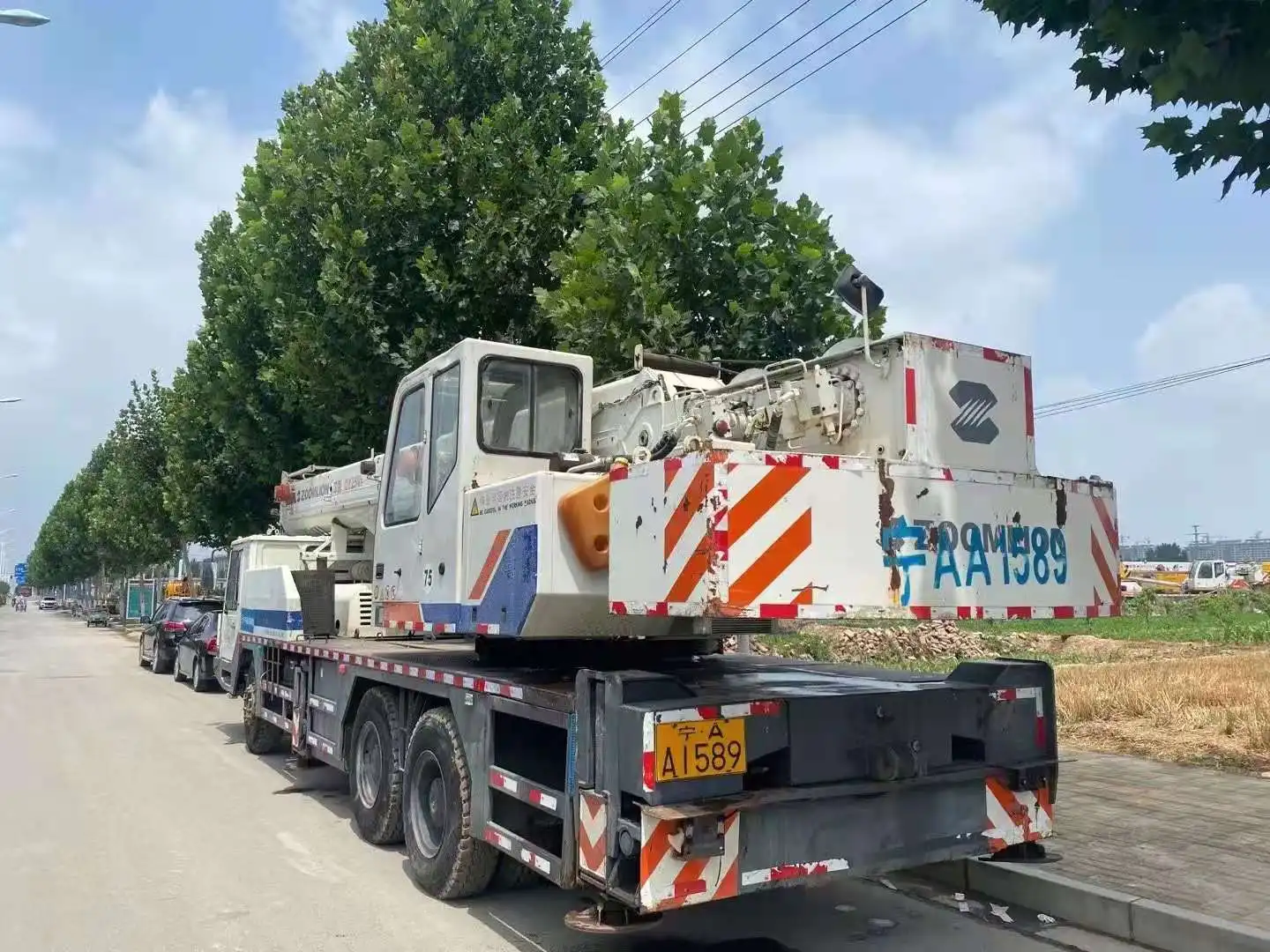 High quality used Zoomlion 25ton hydraulic truck crane qy25v mobile crane price