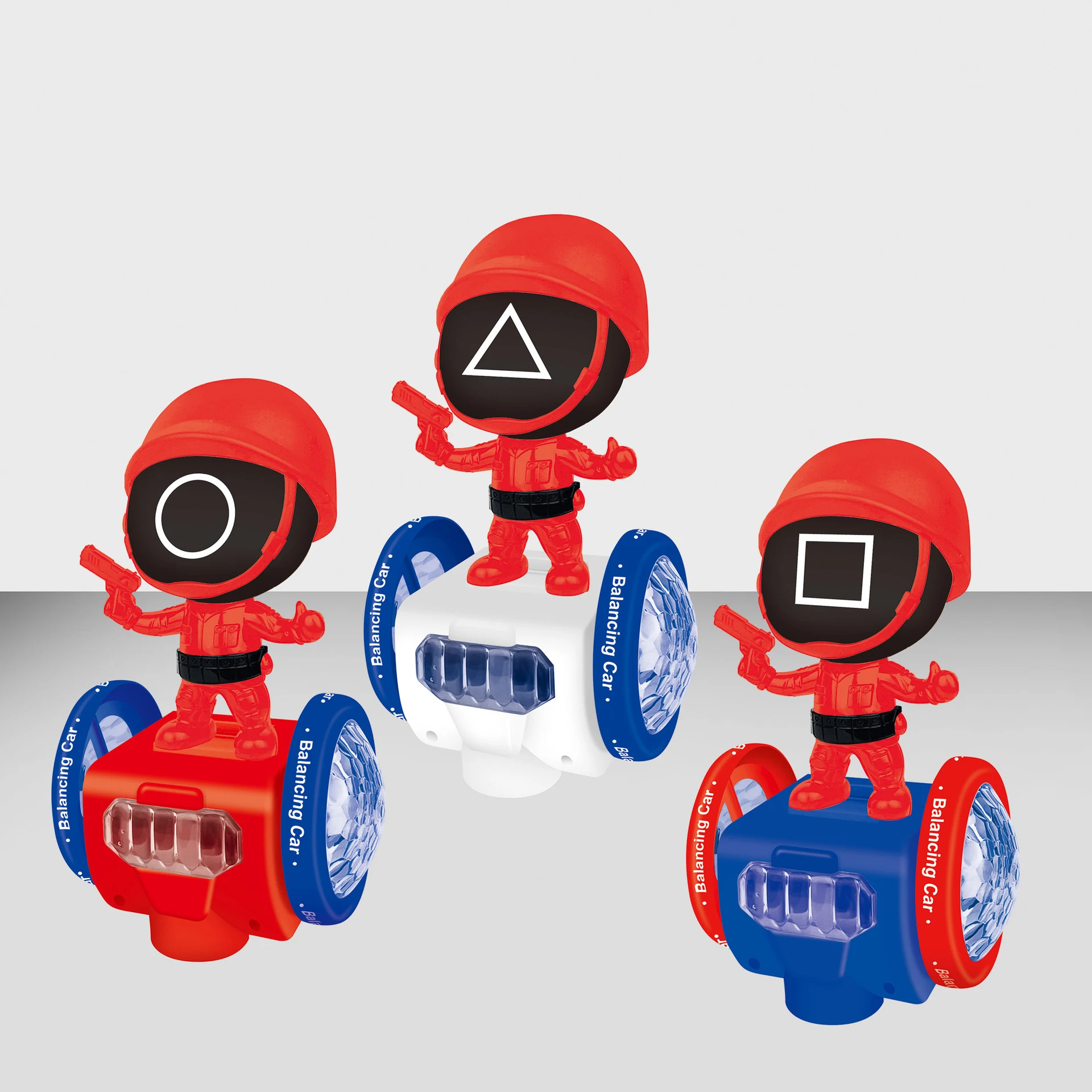 DD283 South Korean TV Administrators Kids Toys Series Balance Vehicle Game Squid Balancing Car Toy