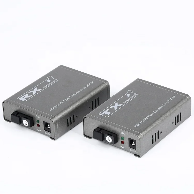 HD Fiber Extender  Over TCP/IP Support one TX to More RX By optical fiber distribution function is realized