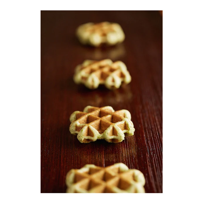 
Japanese natto snack food commercial cone double waffle with low calorie 