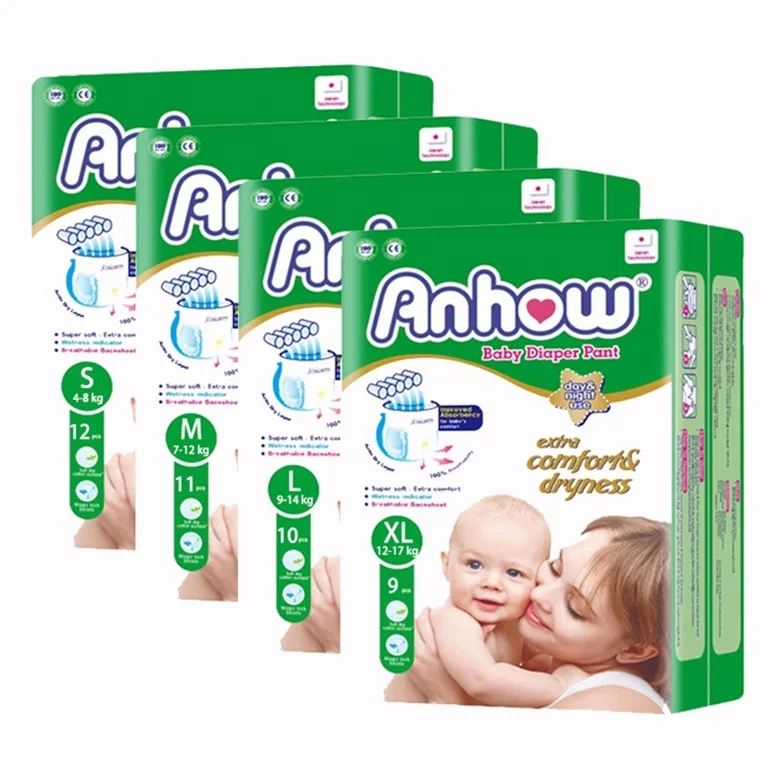 Hot selling Factory Wholesale cheap price 20 feet container baby-dry pants diapers size 6 swaddlers bales diapers /nappies(old)