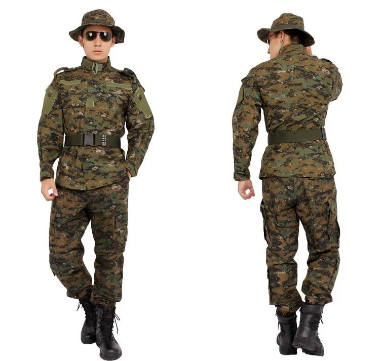 ACU Tactical Uniform Airsoft Camouflage Tactical Suit Camping Special Forces Combat Jcckets Pants Training Clothes