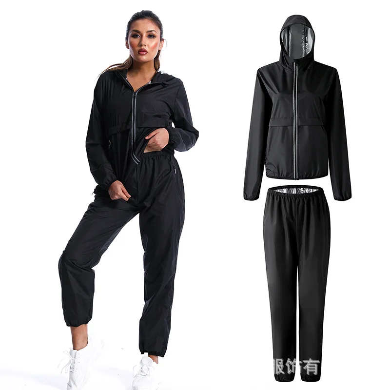 2022 Best Selling Women Shapewear Gym wear Weight Loss Slimming Sports Jacket Fat burning Pants Sauna Suit