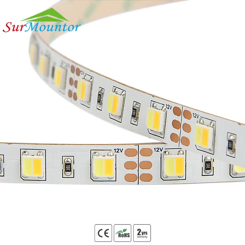 Led Dual Color Cheap Strip Light Tira Led 220V Strip 50meter Led  Strip Light