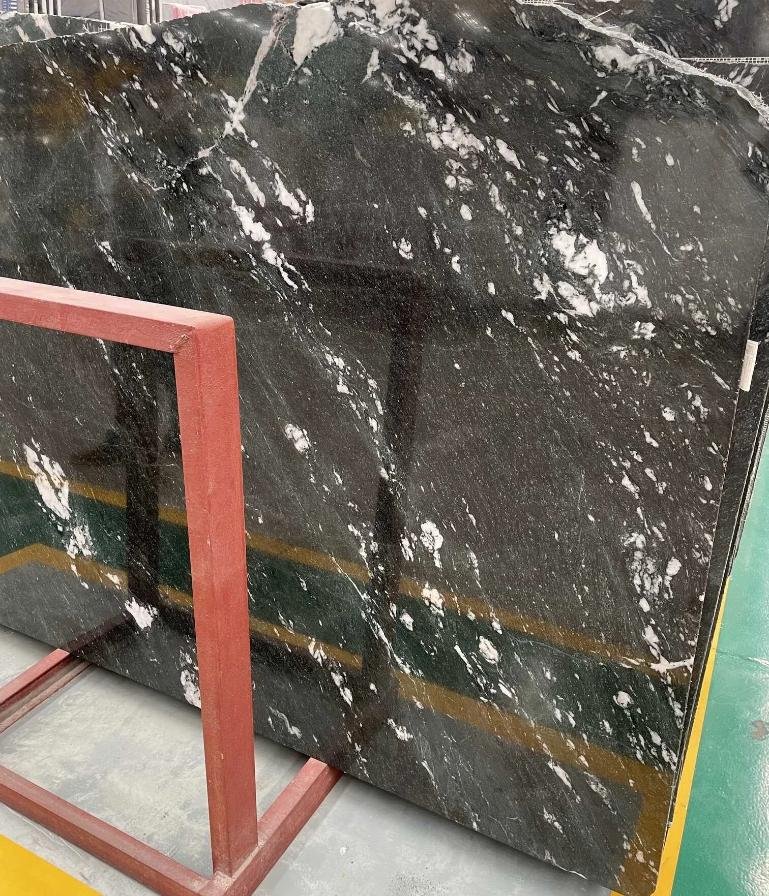 Diamond green marble pilbara odessa quartizte slabs with irregular veins