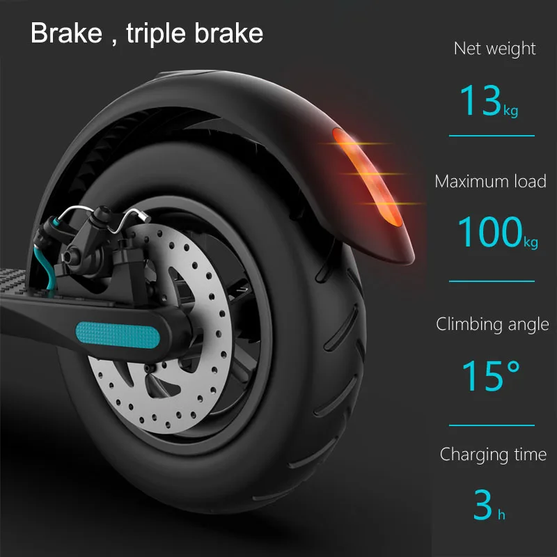 Decent X7 350w 10 Inch High Speed Standing Adult Electric Scooter
