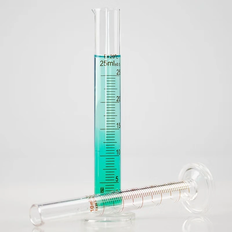 HYSTIC Customizable 500ml Borosilicate Glass and Plastic Laboratory Consumables OEM/ODM Measuring Graduated Cylinder Tool Use