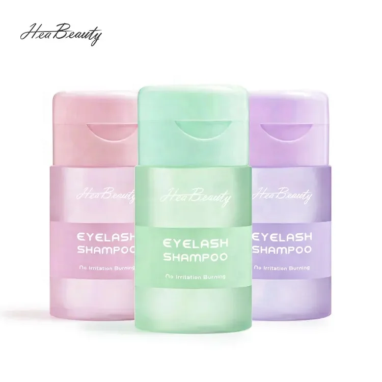 Wash Cleaning Rainbow Color Bubble Eyelash Extension Shampoo Mild Vegan Lash Concentrate Cleanser Foam Lash Foam Shampoo