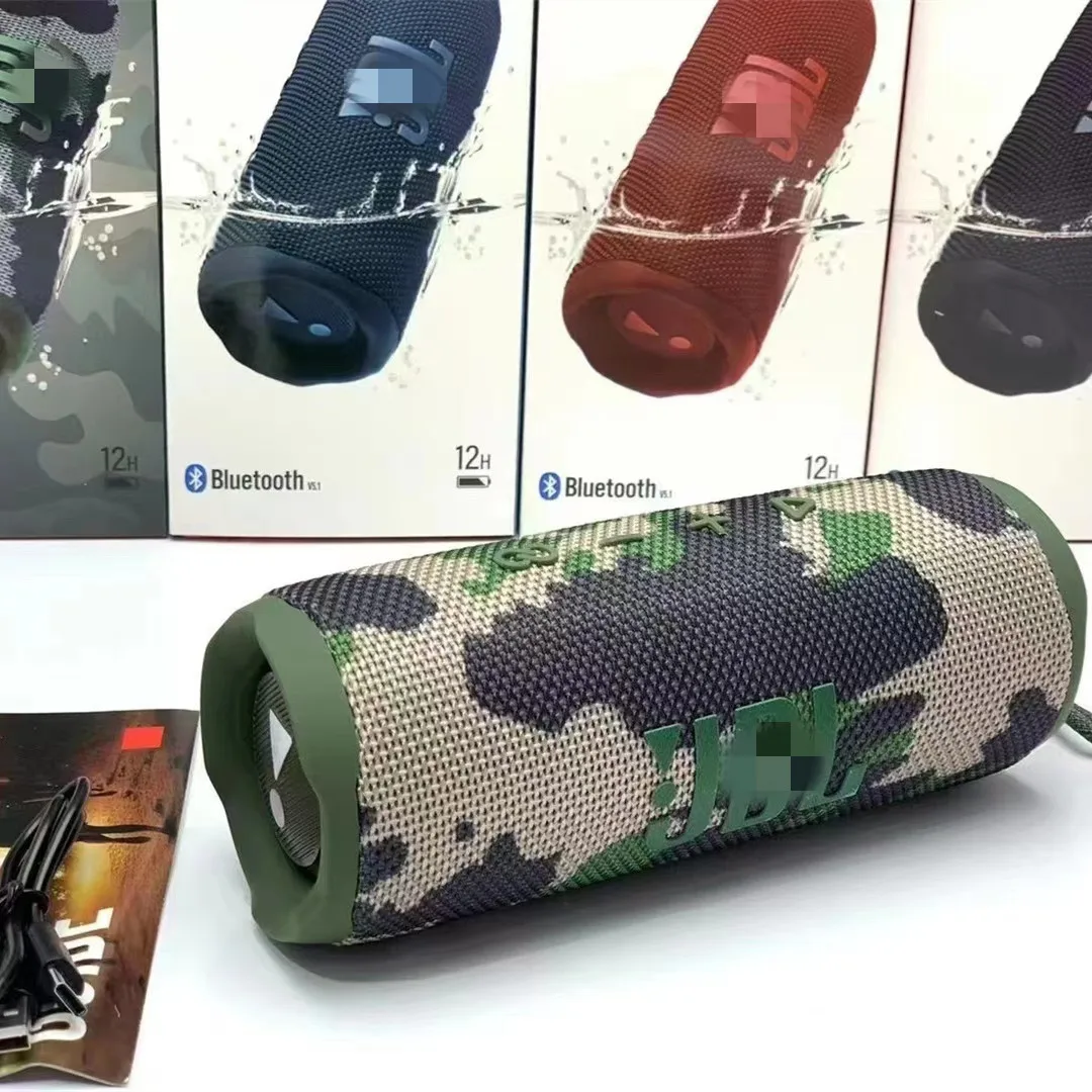 2023 Top sell Flip6 latest kaleidoscope portable speaker Flip6 mini waterproof wireless BT bass outdoor speaker