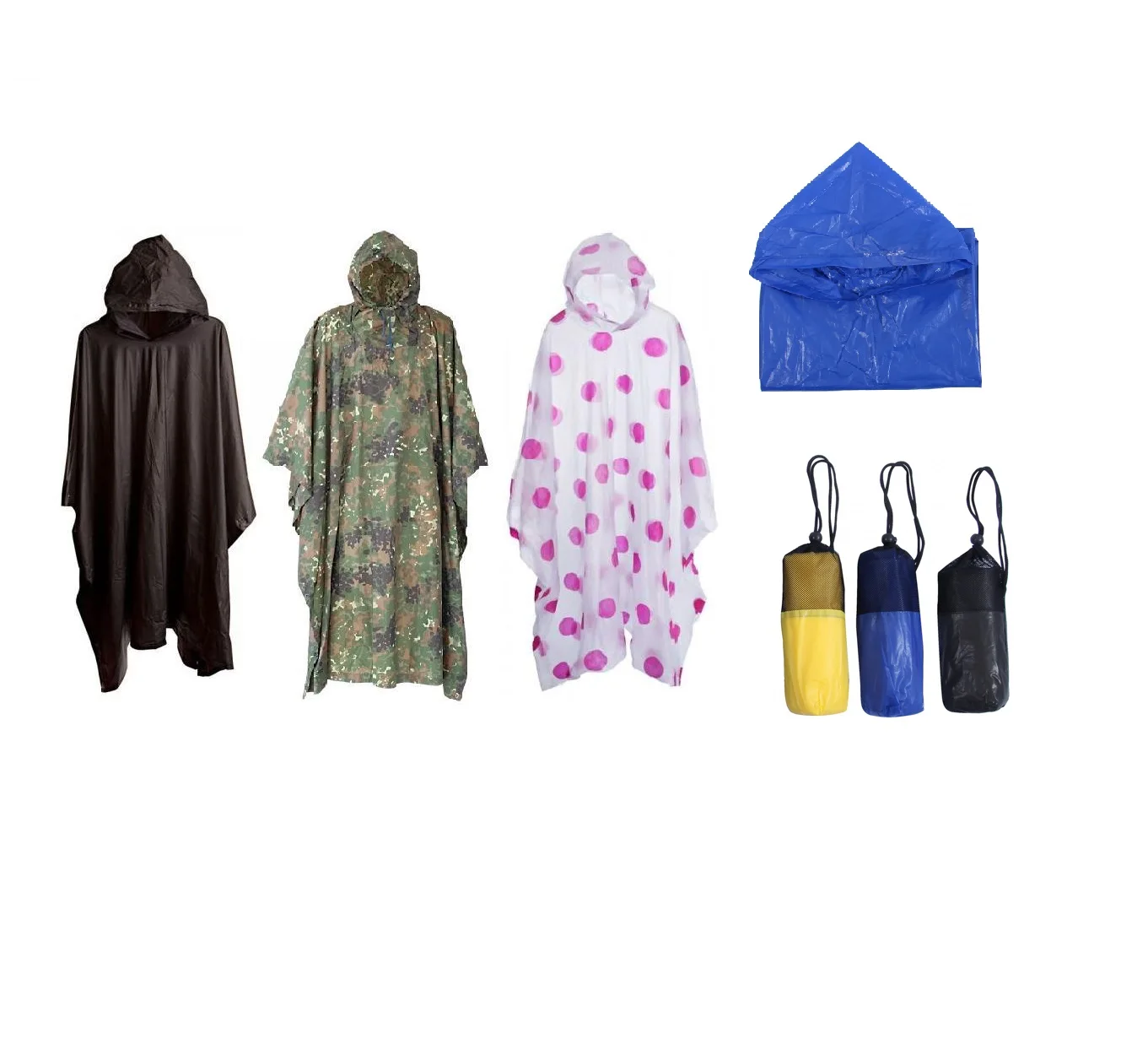 
reusable rain poncho fashion raincoat 