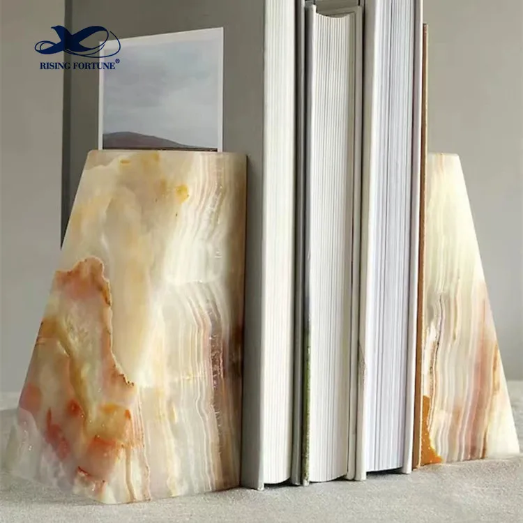 Fully Customized material Made Best ONYX AND MARBLE BOOKENDS / 100% High Quality ONYX AND MARBLE BOOKENDS