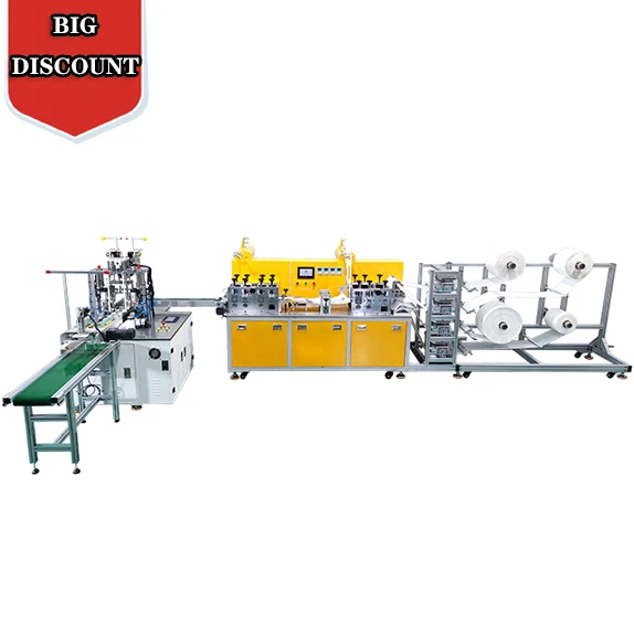 Fully Automatic High Speed 140-180 pcs/min Fashionable Design Kf94 Mask Machine