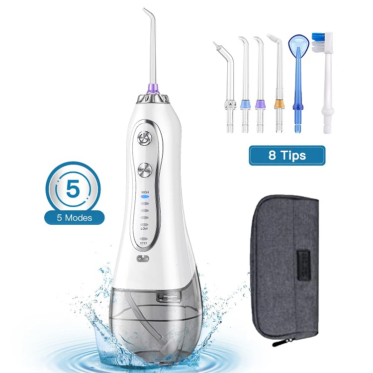 Waterproof Rechargeable Cordless Electric Teeth Cleaning Dental Floss Oral Irrigator Water Flosser