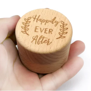 Ring Box Jewelry Box High Quality Wooden and Environmentally Friendly Wood Storage Box Customized Logo Multifunction CLASSIC