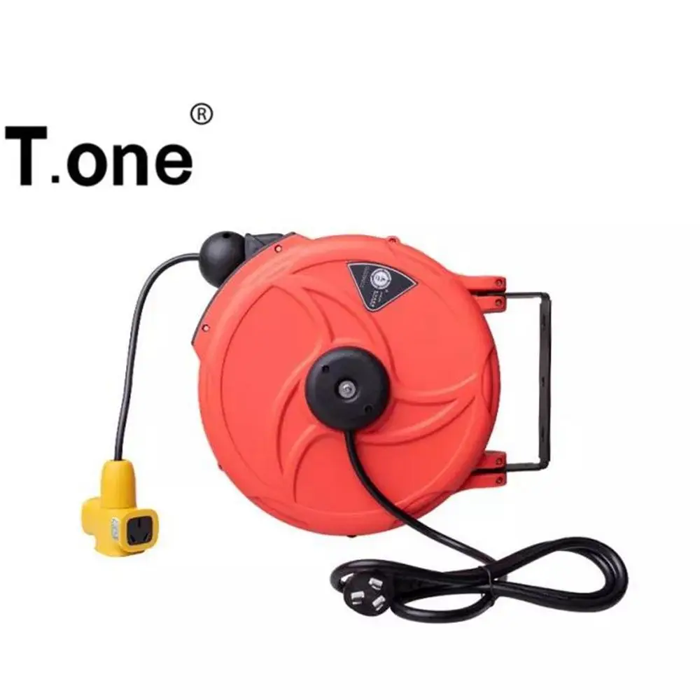 Extension Automatic 15M Mini Retractable Hose Reel Heavy Duty Plastic Cable Reel Electric Hose Reel