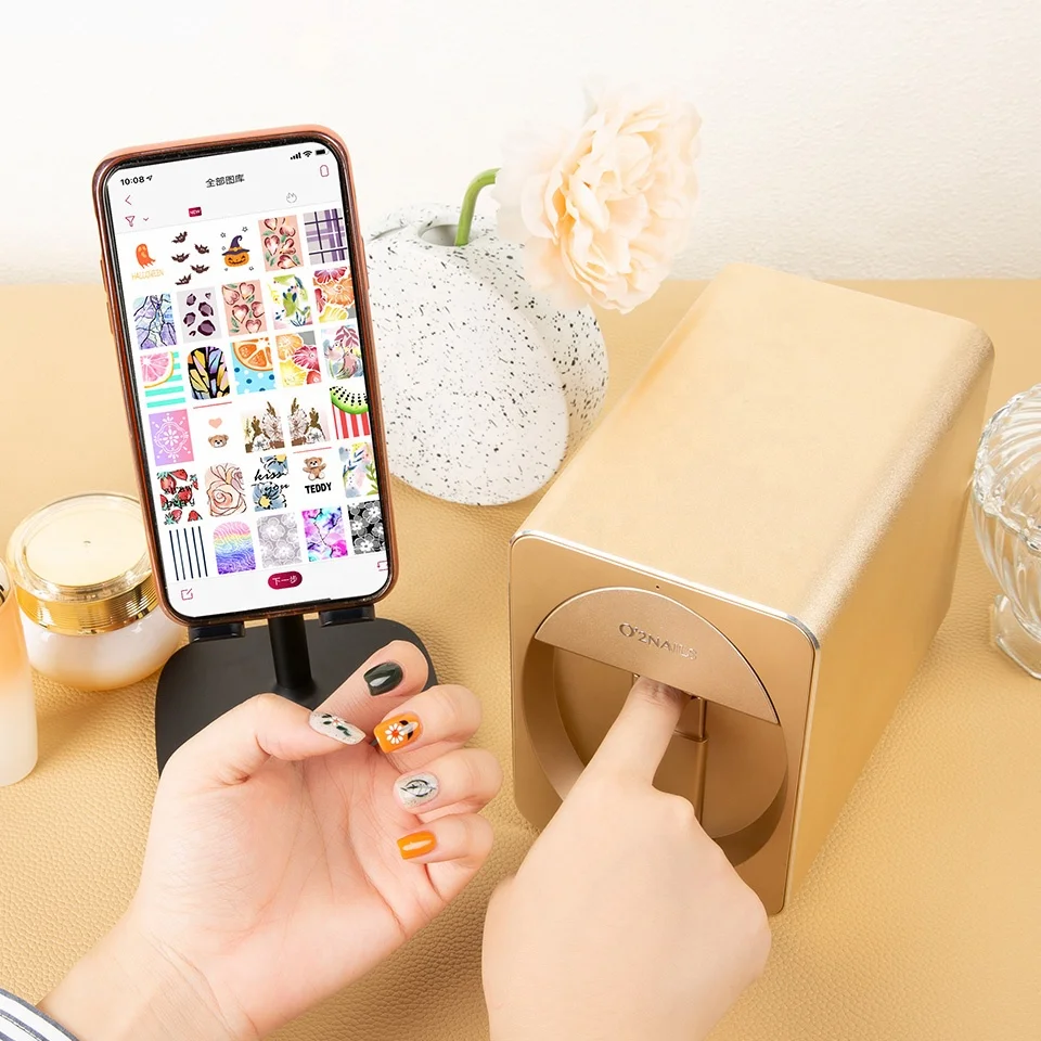 Цифровой принтер для ногтей O2NAILS, умный портативный принтер для ногтей H1, печать на ногтях, Одобрено CE FCC
