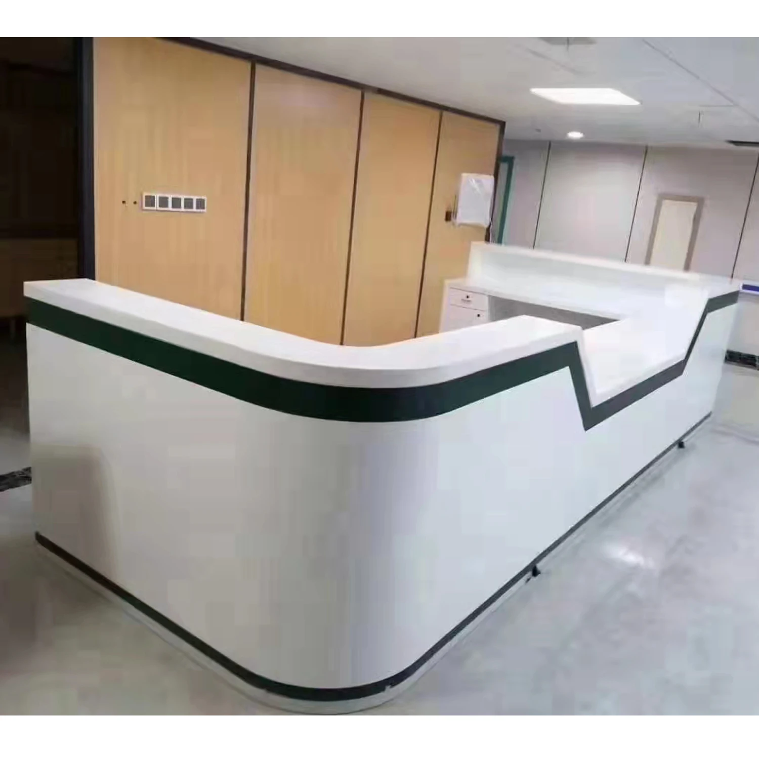 Front Desk Modern Luxury Design Office Furniture salon bar training center office building hall center Counter Reception desk
