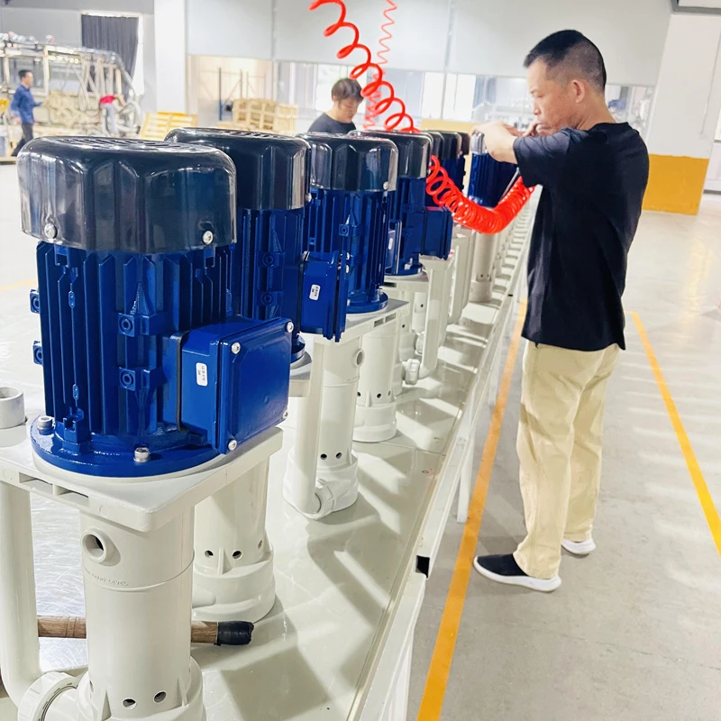 2.2kw high flow spray pump acid and alkali resistant chemical transfer circulating vertical pump in tank submersible pump