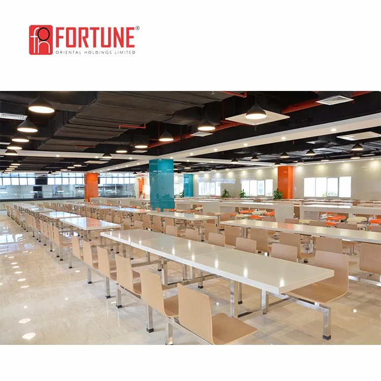 Коммерческие столы и стулья для столовой с твердой поверхностью для американской школы