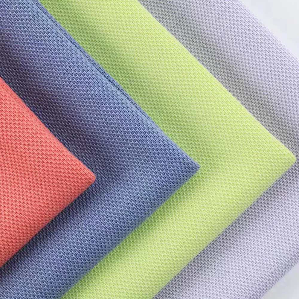 340gsm Heavy Weight Customization sportswear Knitting French Terry pique Cotton Polyester spandex interlock Fabrics For hoodies