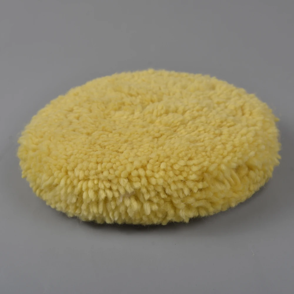 7 inch 180 mm Double face Wool Buffer Pad Double-side wool polishing pad 3m quality pad  with M14, M16 5/8'-11