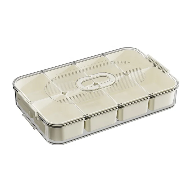 Portable Kitchen Classic-Style Seasoning Container Box Divided Storage Separate Freshness Preservation Food Storage Preservation
