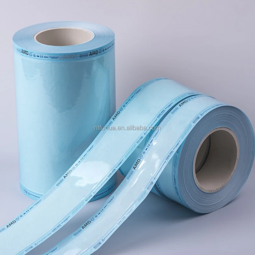 Medical Sterilization Packaging Pouch with Autoclave Steam EO  Formaldehyde Sterilization Indicator OEM Factory