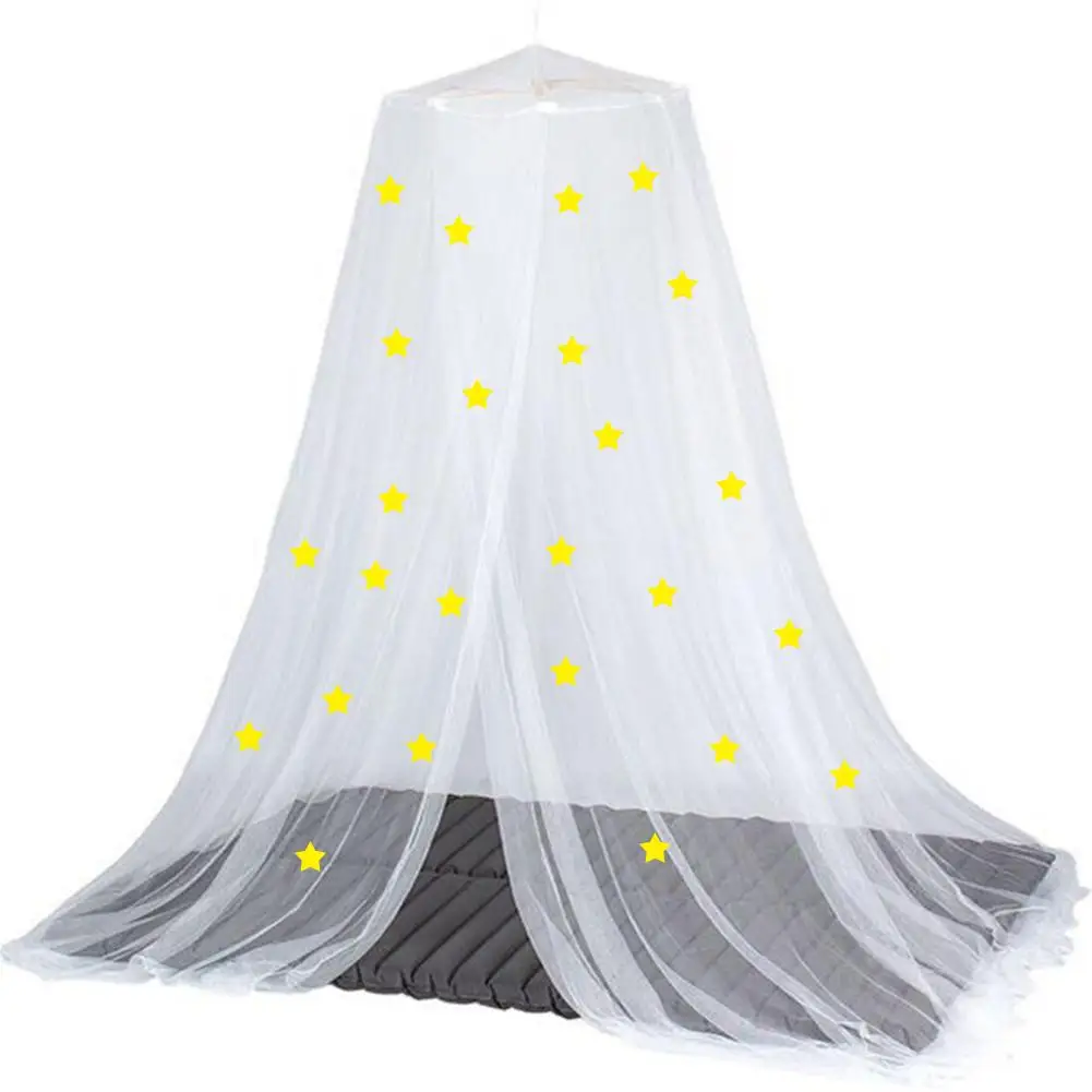 
Bed Canopy Glowing Stars Lightweight Dreamy Mosquito Net Isolate Insects For All Cots Home Single Beds Double Beds 
