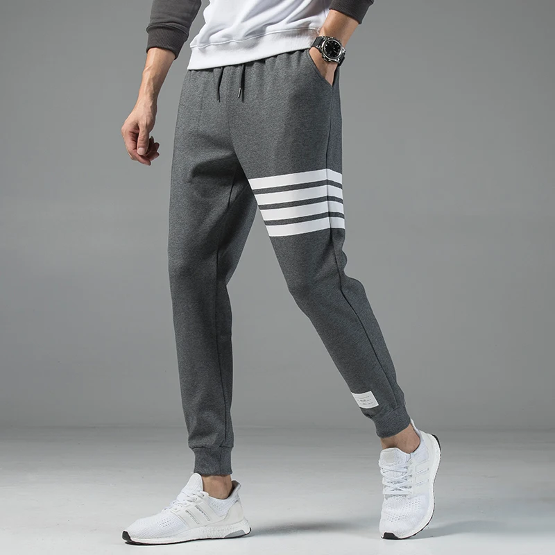Wholesale hip hop style custom your own gym logo sweatpants jogger pants for men