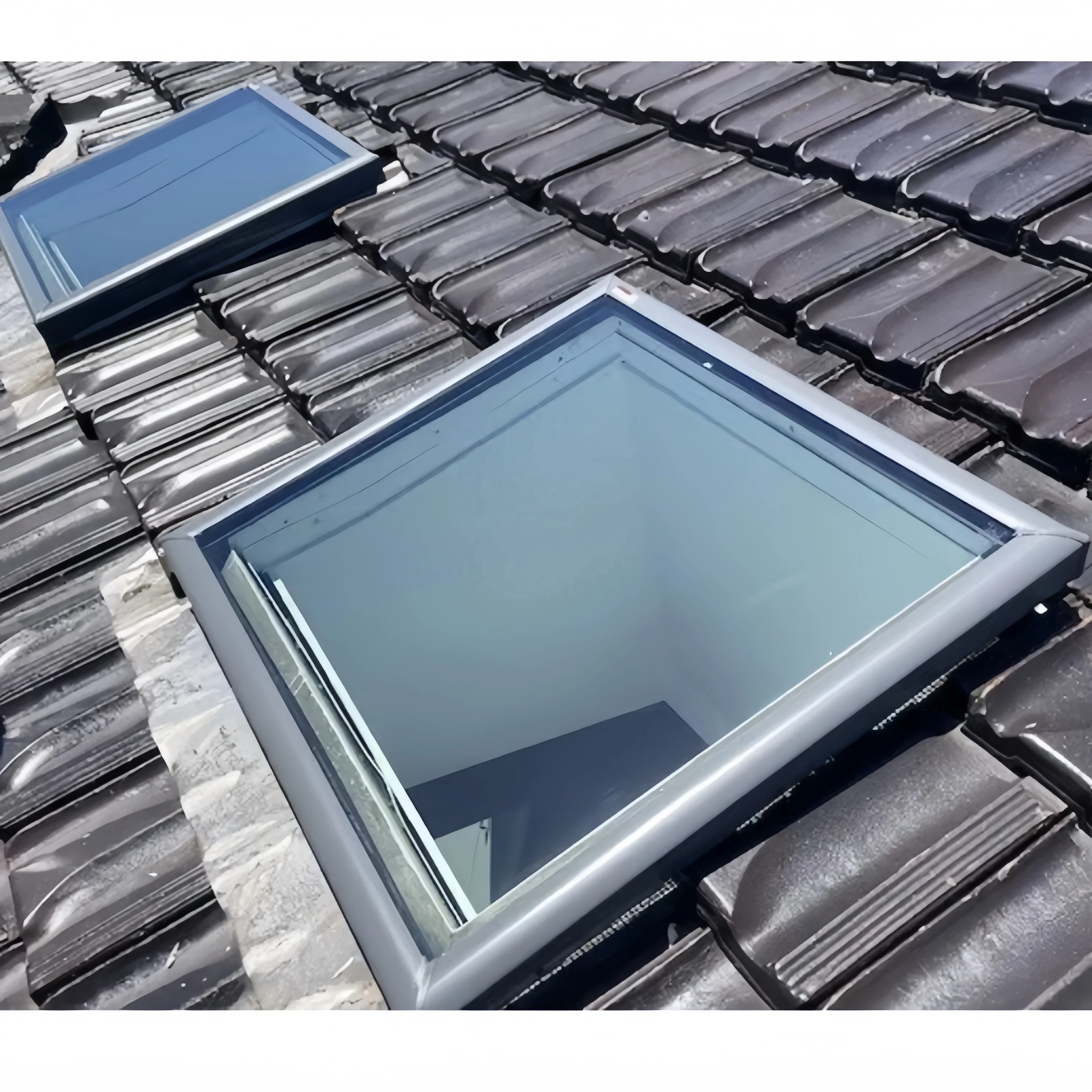 Customized made in China soundproof roof window aluminum Hurricane Impact dormer window with skylight/sloop roof window for sale