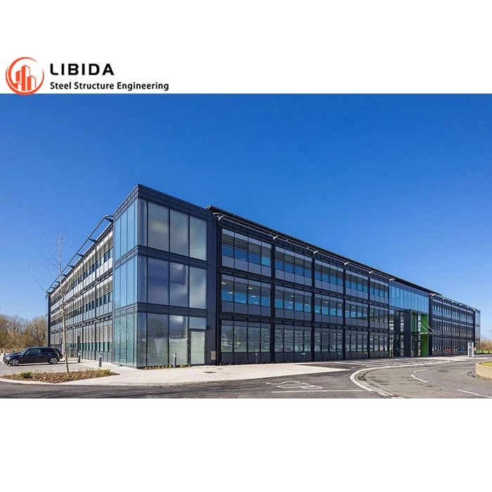 Высококачественная сборная стальная конструкция, складское офисное здание