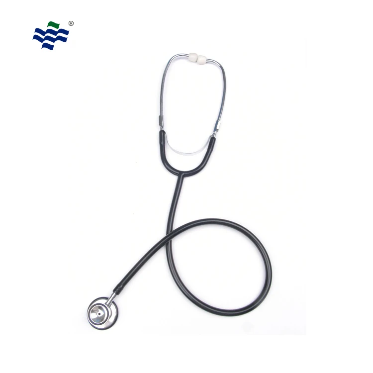 Оптовая продажа, черный стетоскоп с двойной головкой