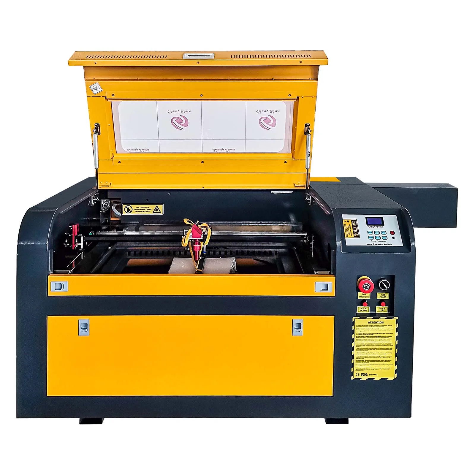 PEIXU OEM full set of gravure machine 3d equipment with rotary axis laser engraving cutting machine