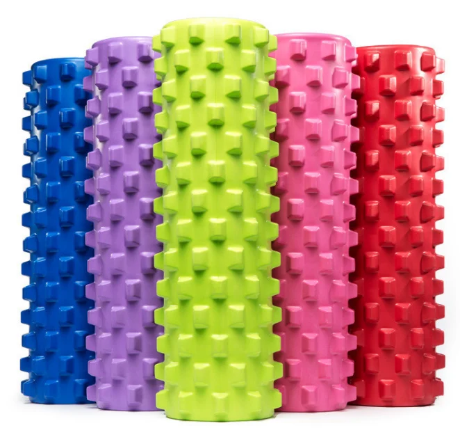 Yoga supplies new multi - color EVA floating - point foam axis massage hollow yoga column fitness