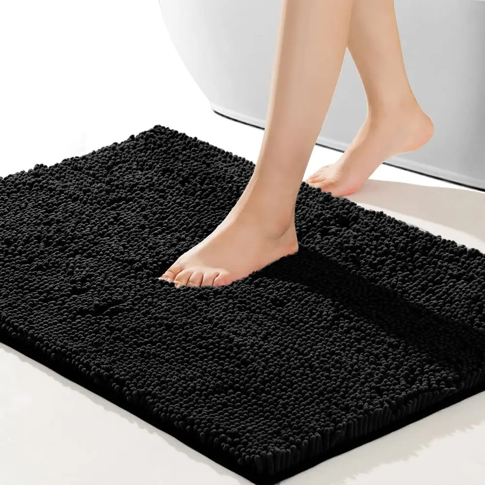 Door Mat And Rugs Chenille Bath Mat Toilet Carpet For Bathroom Rug Kitchen Carpets Bedroom Floor