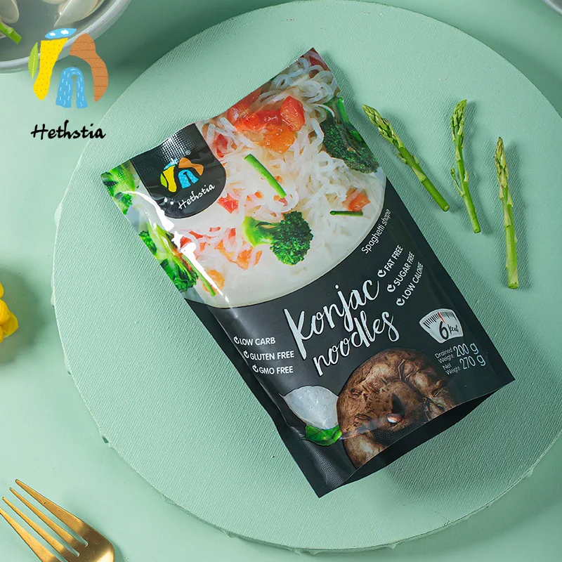 Hethstia Brand Names Instant Konjac Noodles Bulk Pasta Made From Plants