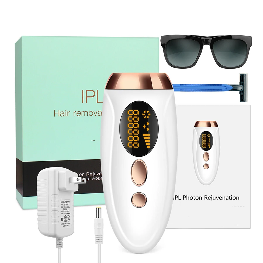 OEM Wholesale Women Body Facial Painless Electric Depilator Laser Epilator IPL Laser Hair Removal Device for Home Use