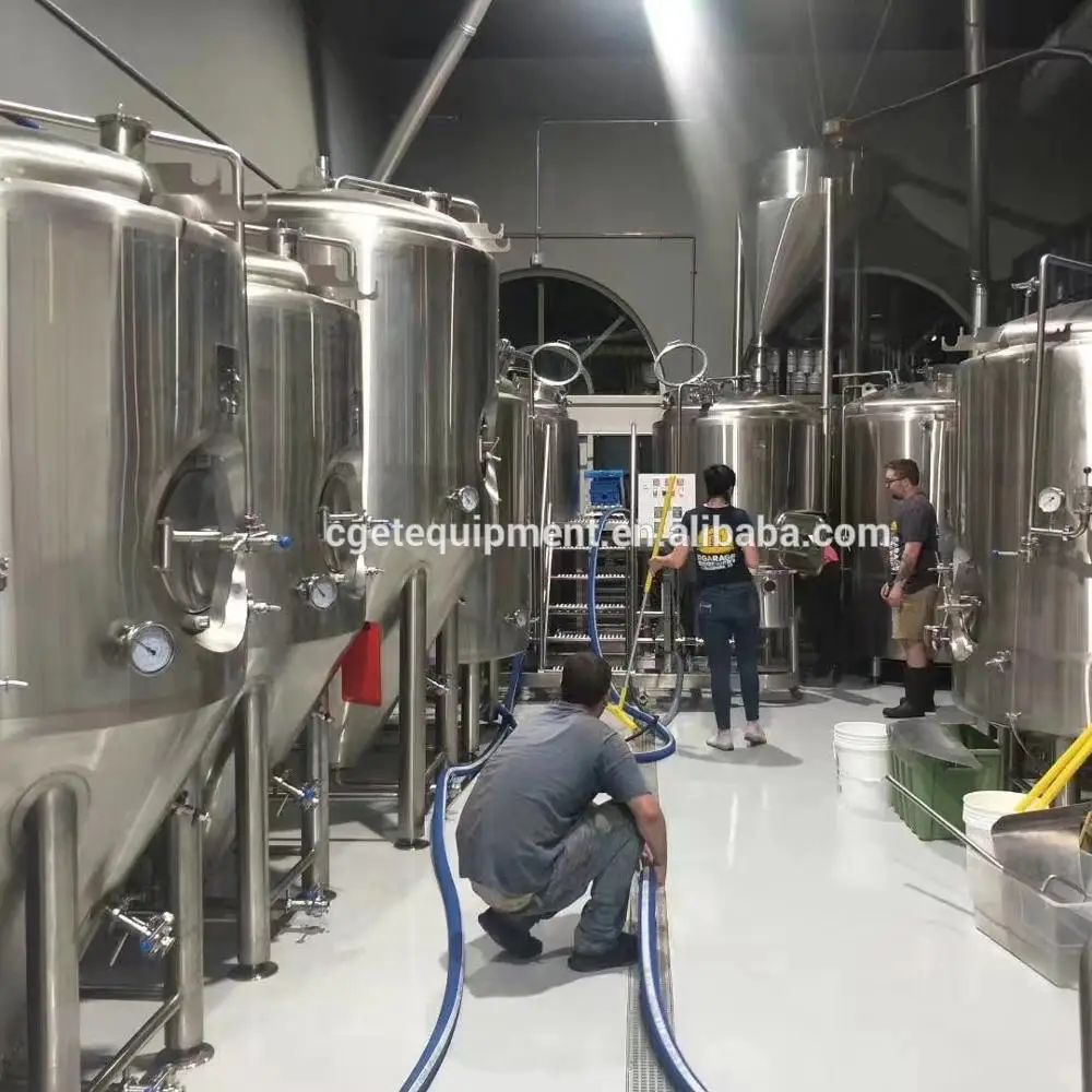 CIP  cleaning system for brewery plant, CIP station