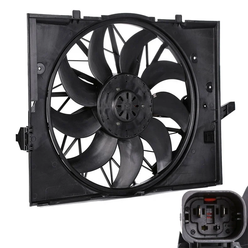 17427543282 17427514181 вентилятор охлаждения радиатора для E60 525 530 545 645 E65 750