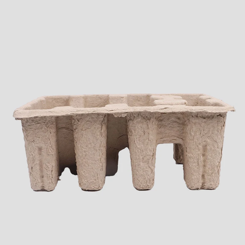 High Quality Electronics packing Molded Pulp paper Tray sugarcane bagasse pulp package