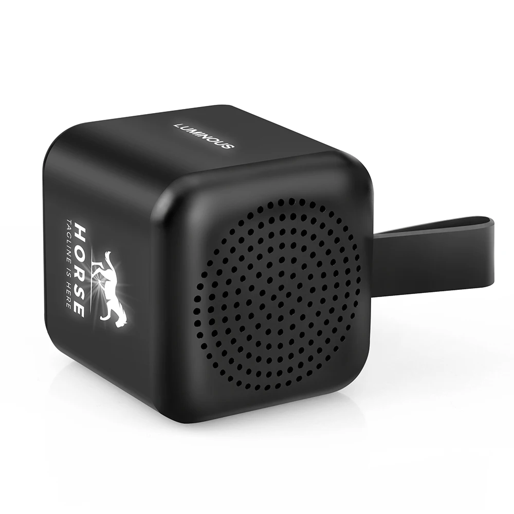 Promotional Mini Speaker with light up logo TWS Wireless speaker blue tooth