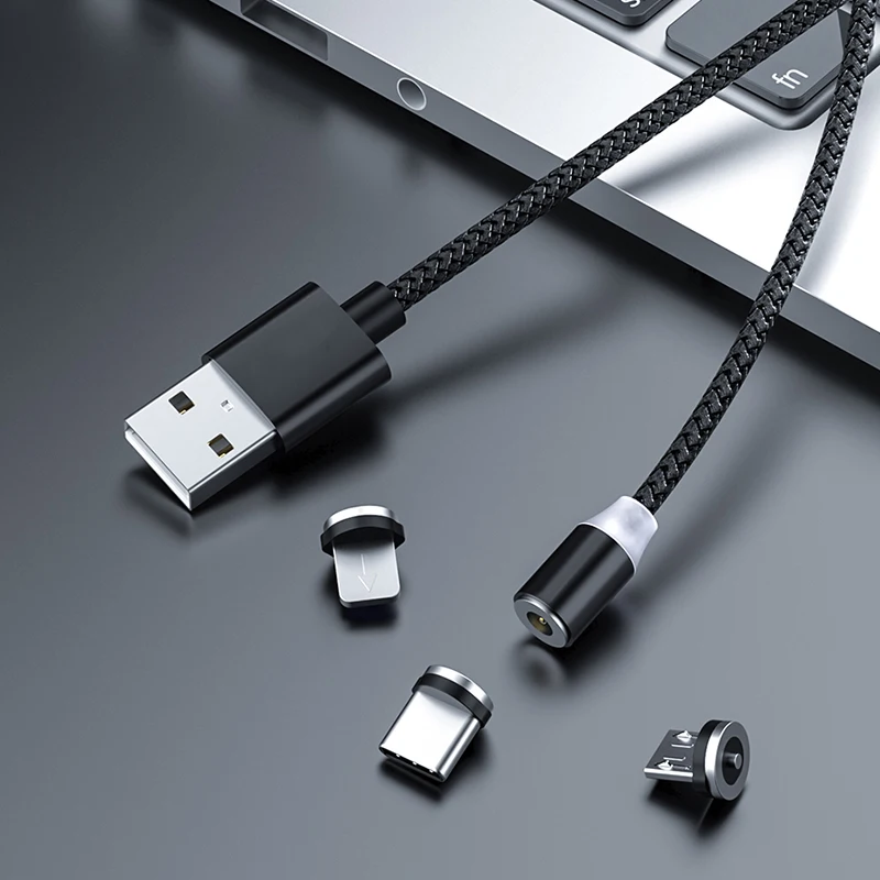  Магнитный зарядный кабель micro usb 3 в 1 usb-кабель для android