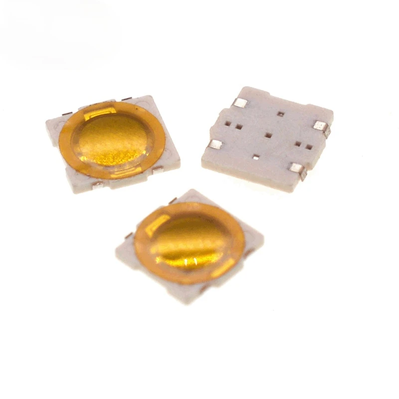 Мгновенный прямоугольный тактовый мембранный переключатель SMD 4,8x4,8, 4,8*4,8*0,55 мм, пленочный водонепроницаемый переключатель