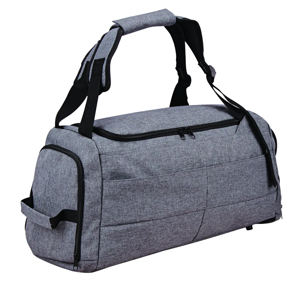 Custom Logo Printed Polyester lightweight Duty Duffel Large Sport Set Equipment Hardware Travel Bag