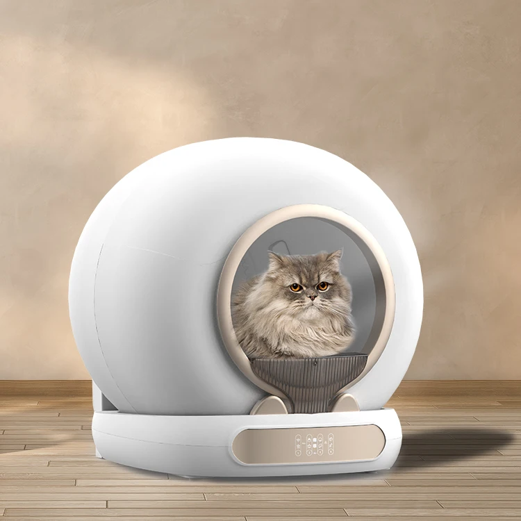 New design Automatic Cat litter box with wifi Intelligent self-Cleaning sand box Cat Litter Box Source manufacturer For Cats