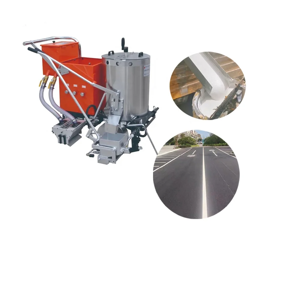 ISO9001 factory 10cm size of shoe thermoplastic road marking equipment for road  line painting marking street paint machine