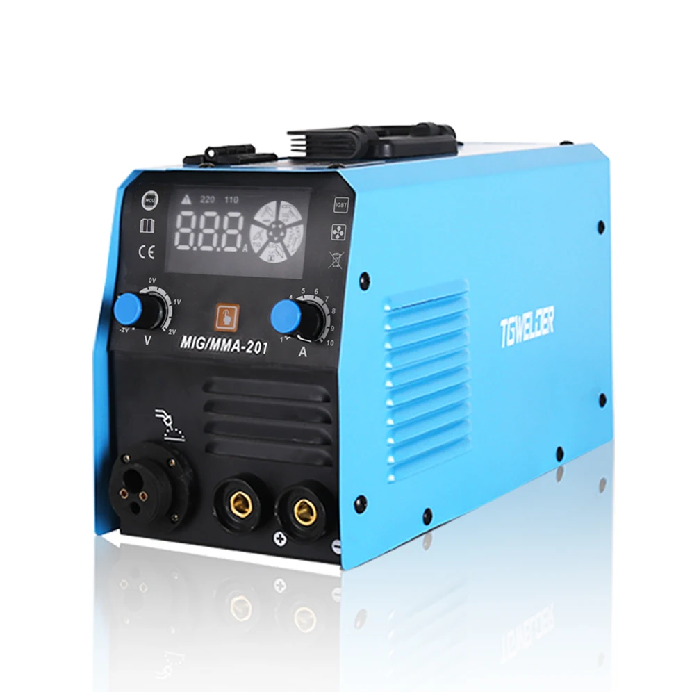 Small electric welding machinery manual single phase mig welders