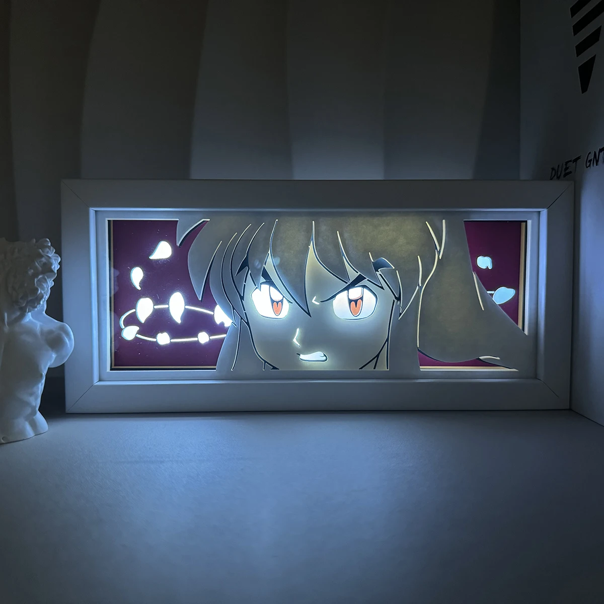 New 3D Anime Light Box Led Paper Carving Lamp 16 Colors Cartoon Manga Shadow Glowing Lightbox Table Lamp for Boys Friend Gift
