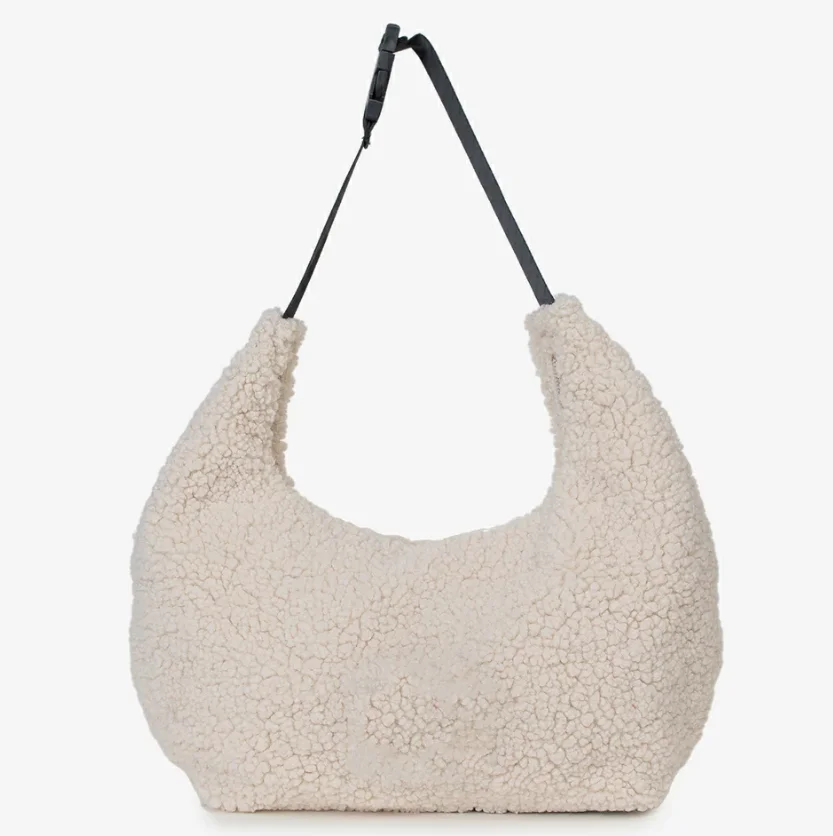 New arrival Design teddy Moon Hobo Shape Sling Bag, Aesthetic Shoulder and Crossbody Bum Bag