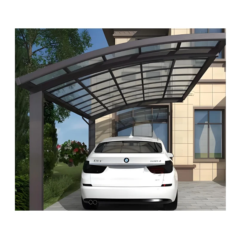 Custom Size OutDoor Aluminium Carport Parking Space Good Quality Convenient Carport Metal Carport Waterproof Hot Sale